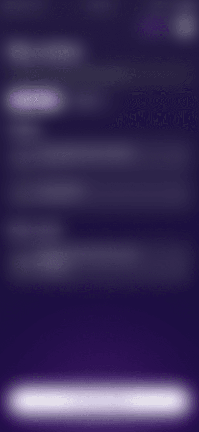 App Blurred